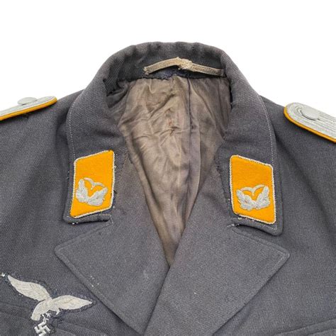 Original Wwii German Luftwaffe Officers Uniform Jacket Oorlogsspullen