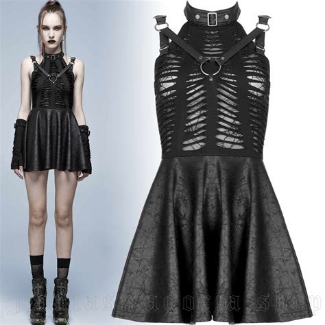 Black Widow Dress Wq 547bk By Punk Rave Brand