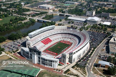 aerial view of ohio stadium columbus ohio usa superstock