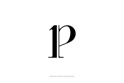 Paris Pro Typeface Regular Strip Style Moshik Nadav Fashion Fonts