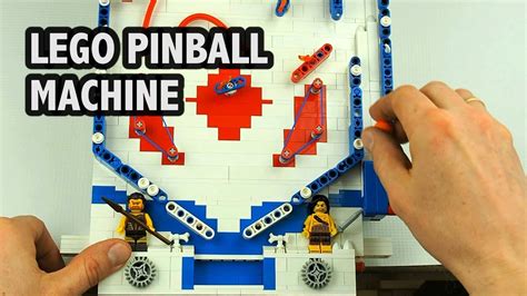 Functional Lego Technic Pinball Machine Youtube