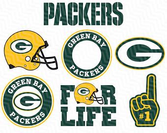 Images in the form of silhouettes and doodle style. Packers svg | Etsy