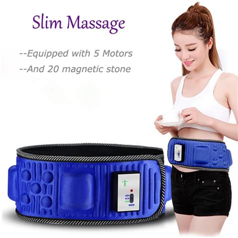 Electric Fitness Vibrating Massager Slimming Belt Fat Burning Weight Loss Body Wraps Sauna