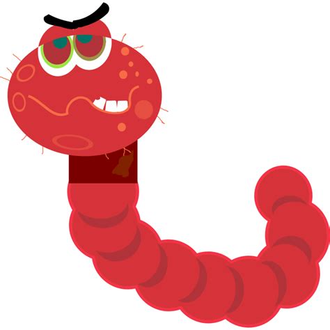 Cool Animated Worm Png 2022