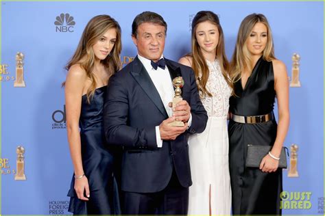 Photo Sylvester Stallone Daughters Miss Golden Globe 2017 09 Photo