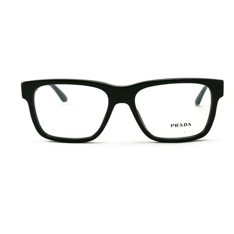 New Prada Eyeglasses Vpr 16r 1ab 101 Black Acetate 53 16 140 Authentic Eyeglass Frames