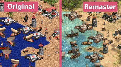 Age Of Empires Original Vs Definitive Edition Graphics Comparison