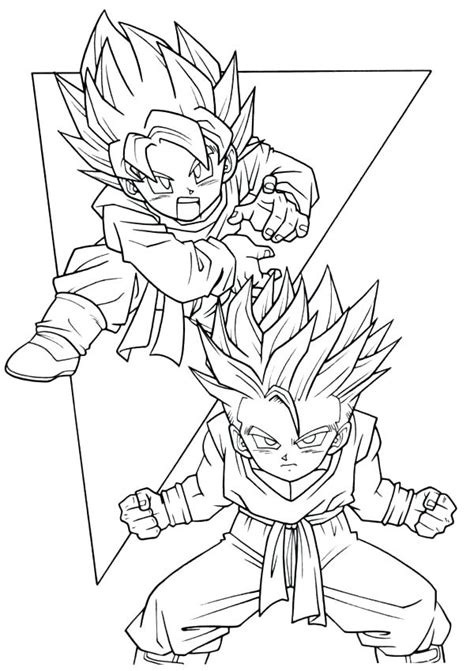 See more ideas about trunks, dragon ball z, dragon ball. Trunks Coloring Pages at GetColorings.com | Free printable ...