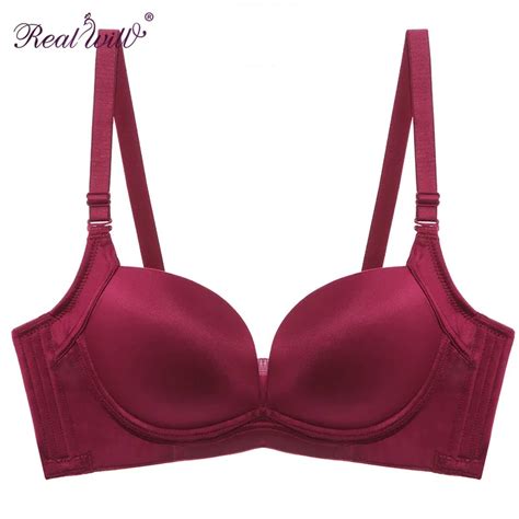 realwill new gold mark seamless bra women wireless push up bra soft and fit popular solid