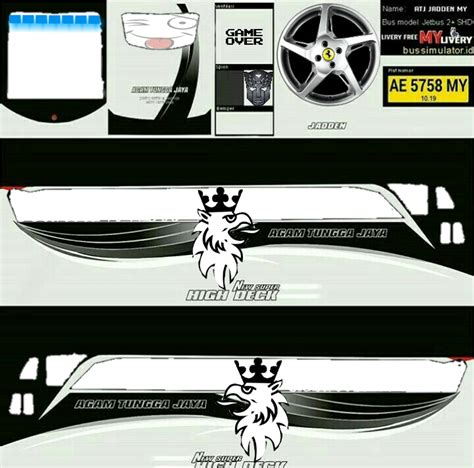 Cara membuat livery stiker kaca alpha bus simulator indonesia. Livery Bussid Shd Full Stiker Kaca : Kumpulan Mentahan Dan Stiker Livery Bus Simulator Indonesia ...