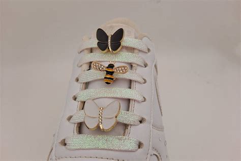Designer Shoelace Accessories Custom Af1 Shoes Pins Air Force Etsy