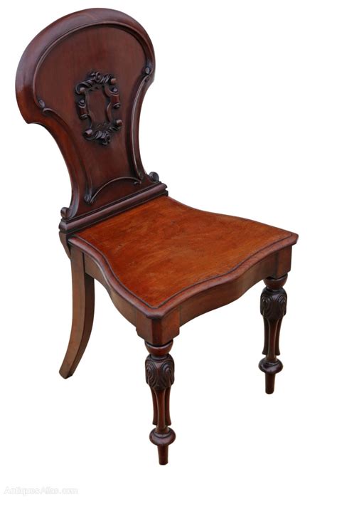 Free delivery and returns on ebay plus items for plus members. Victorian C1860 Carved Mahogany Hall Chair - Antiques Atlas