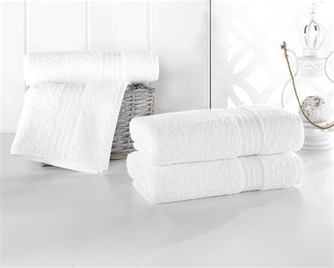 Qute Home White Bath Towels Set Of 4 Bosporus Collection Bath