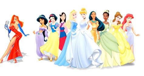 Disney Princess Line Up Included Jessica Rabbit Disney Princess Photo