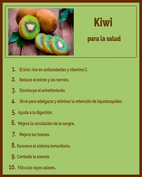 Beneficios Del Kiwi