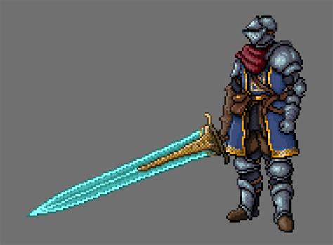 Dark Souls Pixel Art Try 2 Elite Knight Armor Darksouls2
