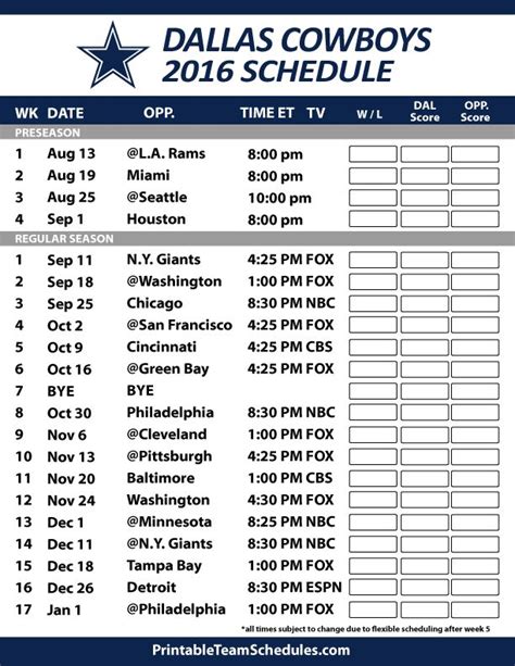 Dallas Cowboy 2024 Season Schedule Title