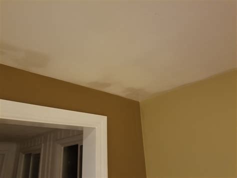 I've got some reoccurring brown spots on my bathroom ceiling i can't seem to make go away. Wet ceiling spots on a cold night but no rain - Home ...