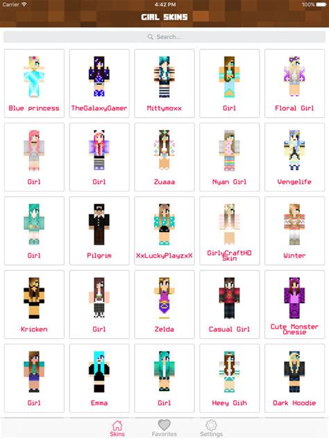App Shopper New Girl Skins Cute Skins For Minecraft Pe And Pc