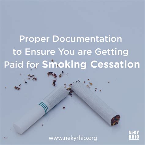 proper documentation to ensure you re getting paid for smoking cessation kentucky rhio