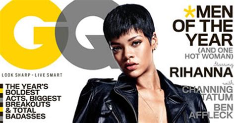 Rihanna Bares Nearly All On Gqs Men Of The Year Issue Cover
