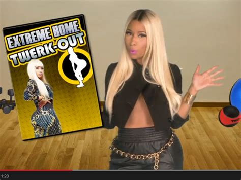 Nicki Minaj Debuts ‘twerk Out Video Watch ‘the Ellen Degeneres Show Spoof Idolator