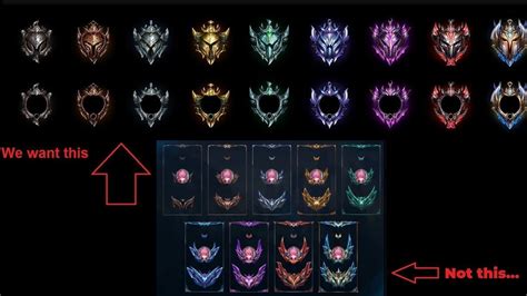 All League Of Legends Level Borders The Rift Crown Reverasite