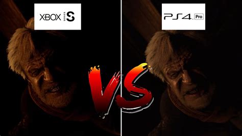 Xbox Series S Vs Ps4 Pro Resident Evil Village Gameplay Ladezeit