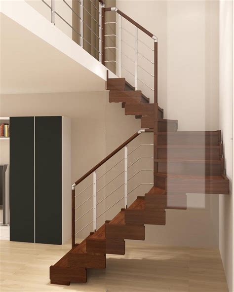 Wooden Open Staircase Trasforma Design By Rintal Interiors Rintal
