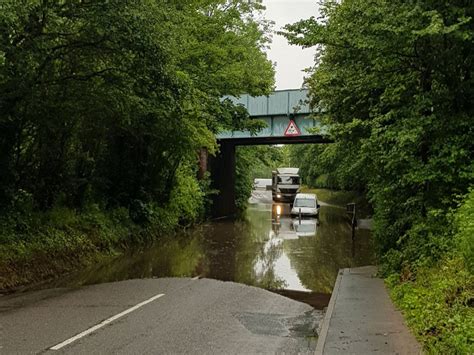 Shrewsbury Flood Barriers Going Up As Heavy Rain Causes Chaos For