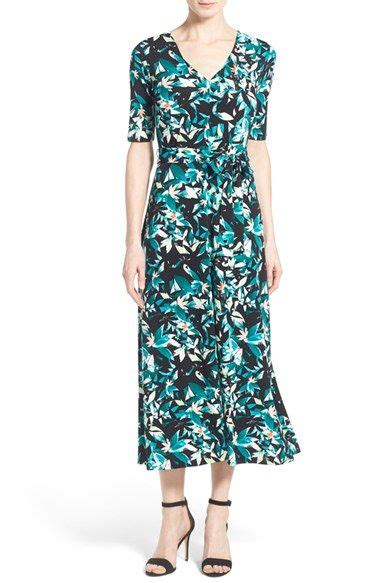 Chaus Tropical Print Belted A Line Maxi Dress Nordstrom Maxi Dress