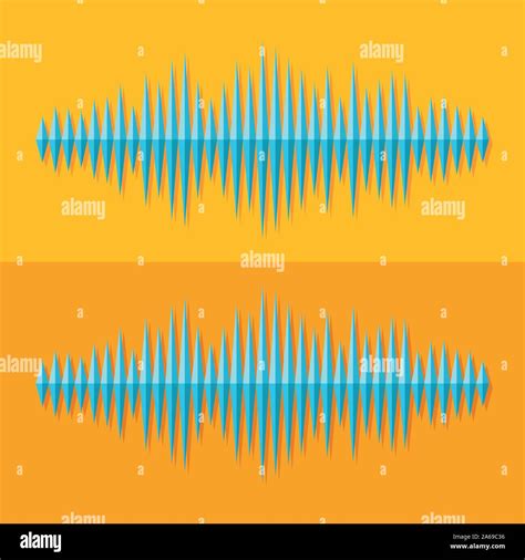 Flat Stereo Music Wave Icon Stock Vector Image And Art Alamy
