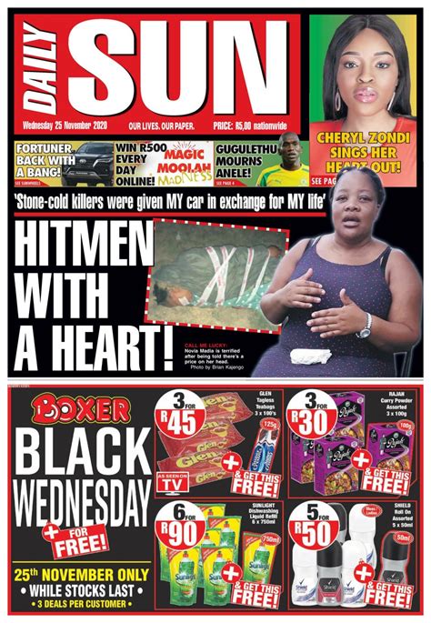 Daily Sun November 25 2020 Newspaper Get Your Digital Subscription