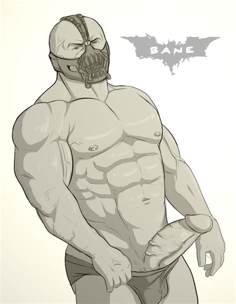 Rule 34 Bane Batman Series Dc Erection Human Male Male Only Muscles