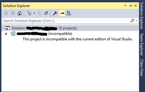Asp Net Mvc This Project Is Incompatible With The Current Edition Of Visual Studio ITecNote