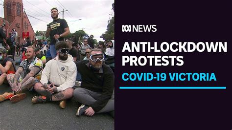 Anti Lockdown Protesters Clash With Police In Melbourne Abc News Youtube