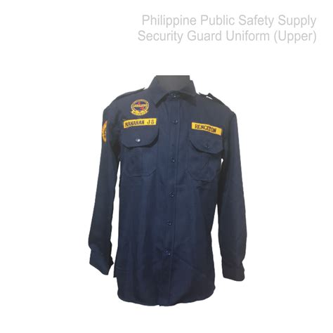 Security Guard Uniform Upper Psa Sg Philippinepublicsafetysupply