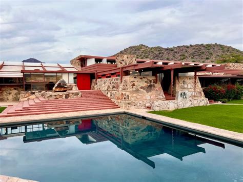 Taliesin Wests Garden Room And Pools Restored To Frank Lloyd Wright