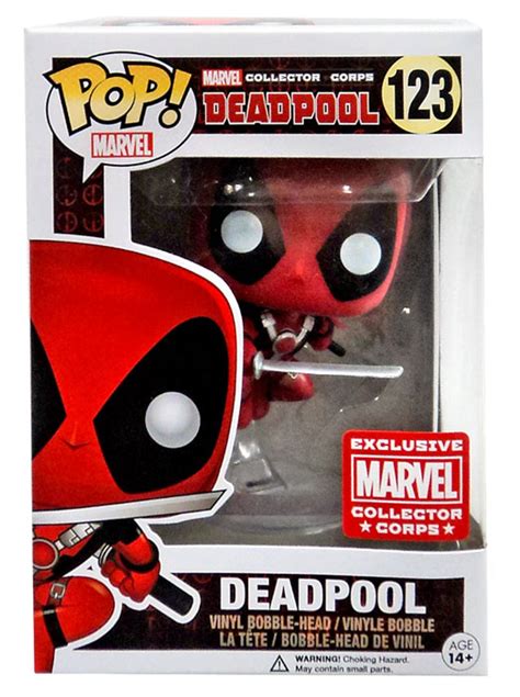 Funko Marvel Pop Marvel Deadpool Exclusive Vinyl Bobble Head 123