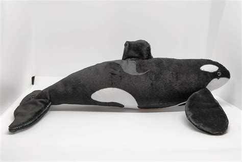 Keiko The Orca Killer Whale Plushie Uk Handmade
