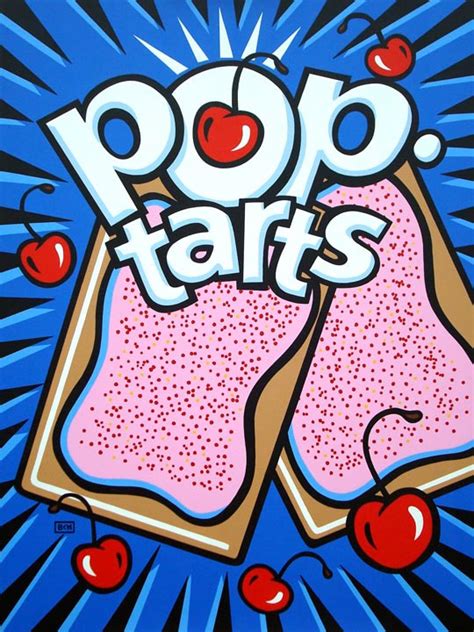 Burton Morris Pop Tarts Paintings At Hamilton Selway Fine