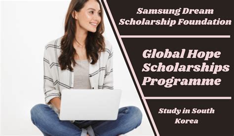 Global Hope Scholarship Programme In South Korea