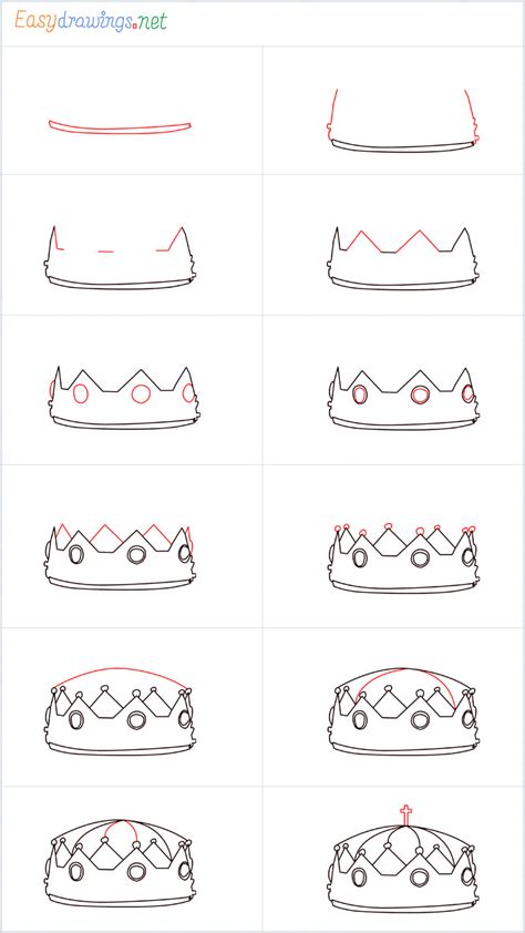 How To Draw A Crown Easy Jule Im Ausland