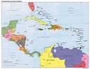 Large detailed political map of Central America - 1995 | Central ...