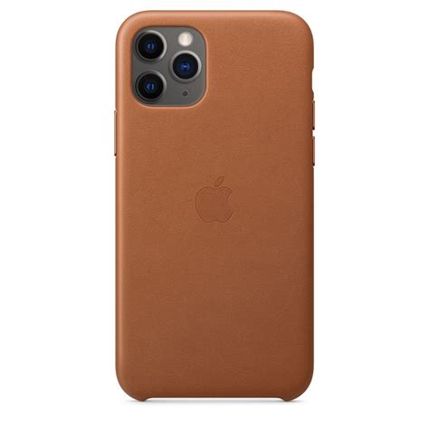 Iphone 11 Pro Leather Case Saddle Brown Apple