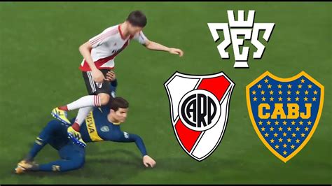 Pes Gameplay River Plate Vs Boca Juniors Pro Evolution Soccer 2018