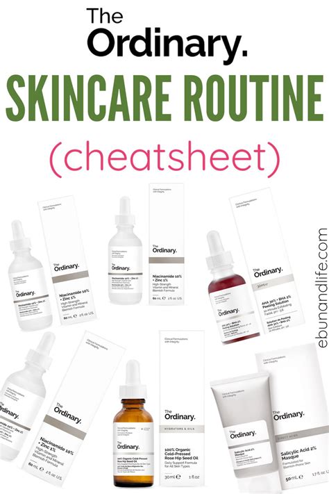 The Ordinary Skincare Routine For Aging Skin Beauty Health