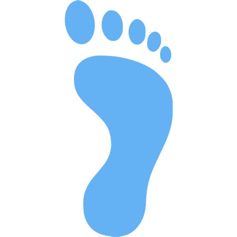 Blue Footprint Trademarc Clipart Best