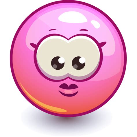 Pink Happy Face Emoji