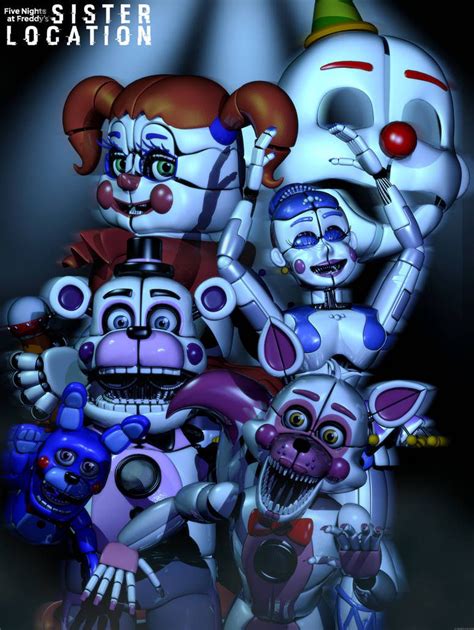 C4d Sister Location In The Circus Of The Dead By The Smileyy Fnaf